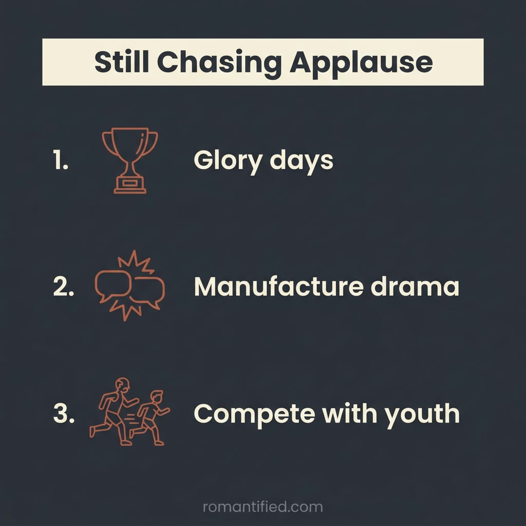how aging narcissists chase attention