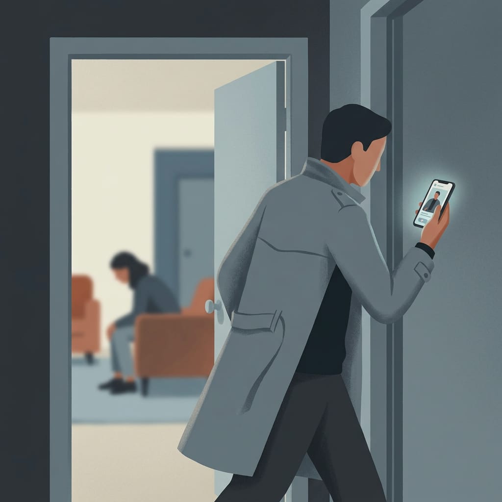 A narcissist already turning toward a new source of supply