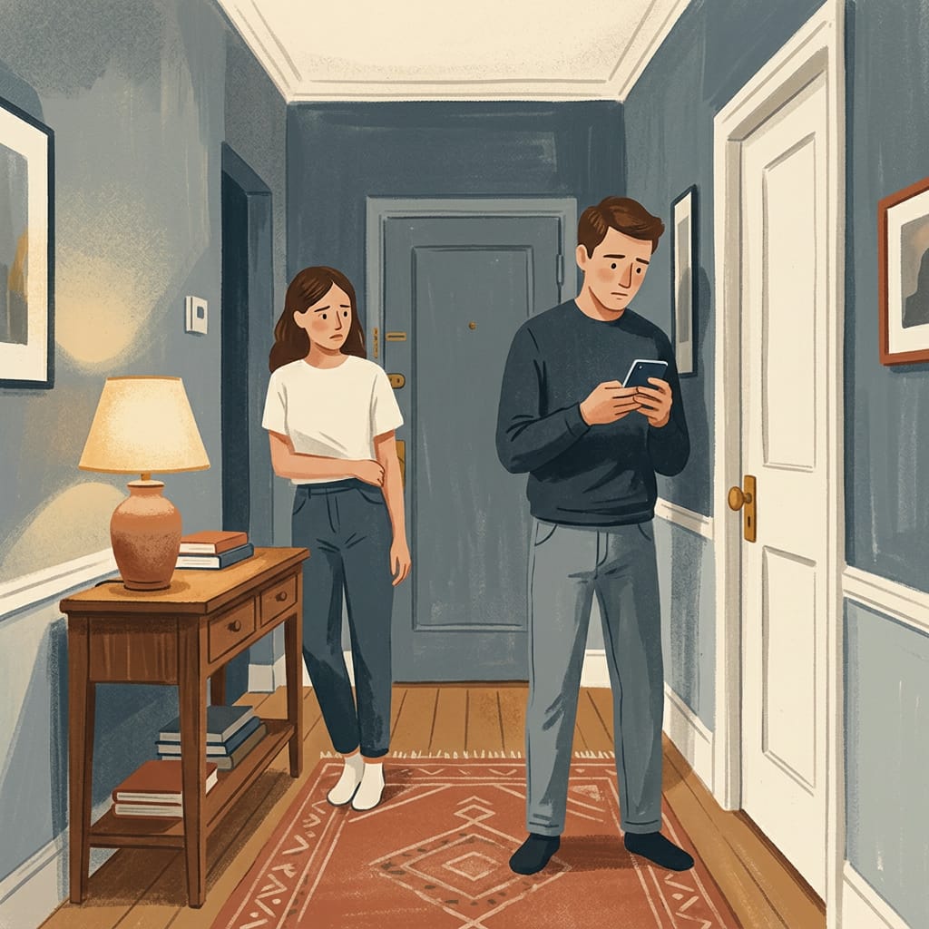 the narcissist controlling the partner while projecting