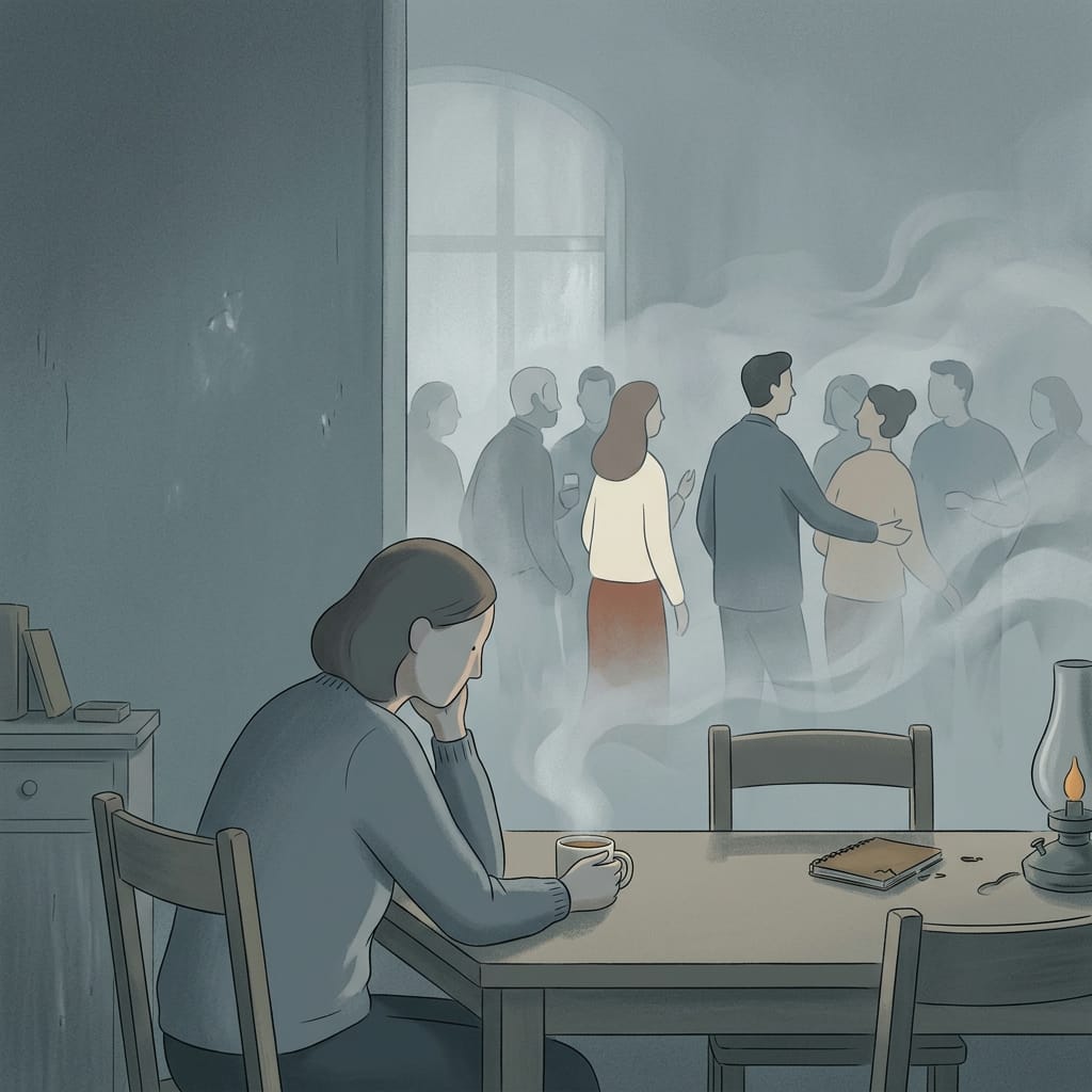 former friends drifting away from the partner