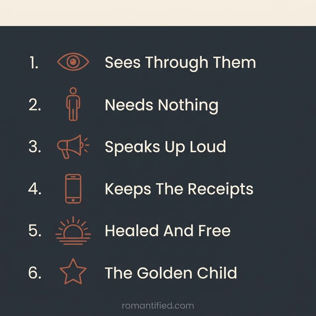 Overview of the seven people a narcissist quietly fears