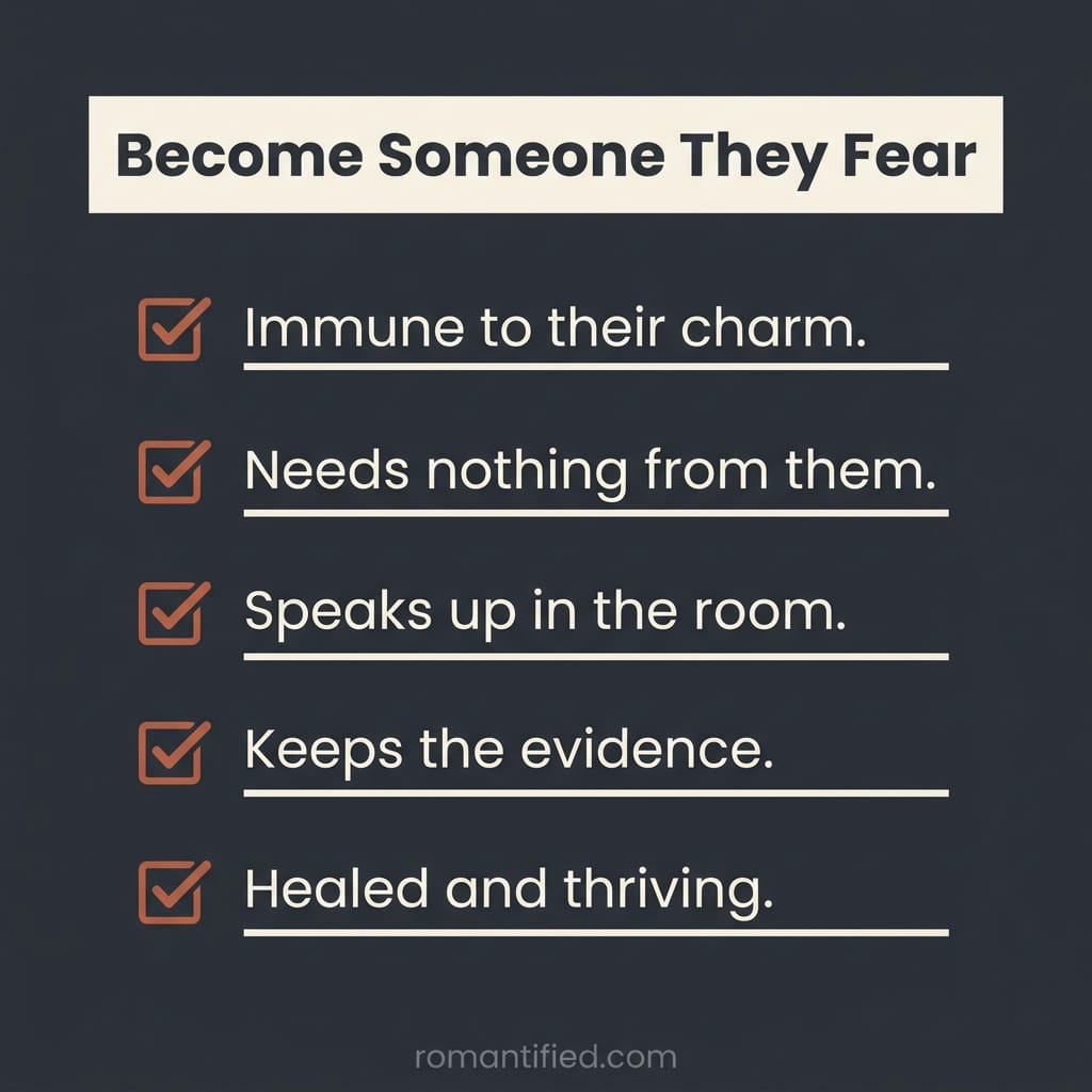 Traits that make a narcissist afraid of someone