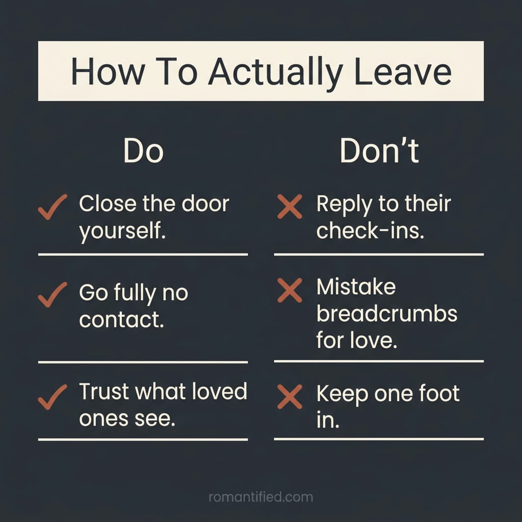 The quiet check-ins a narcissist uses to stay close
