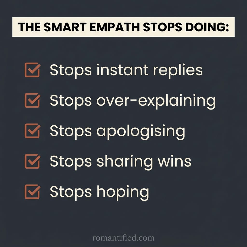 What a smart empath quietly stops doing