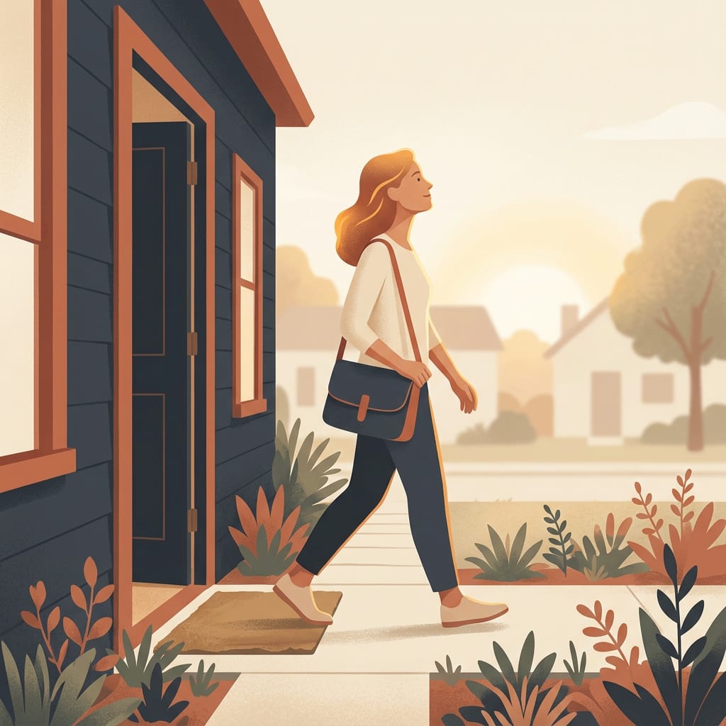 The super empath calm and free as she walks away