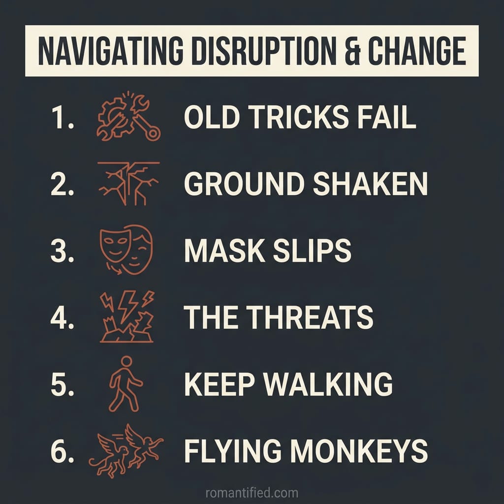 Overview of the narcissists final trick when you leave