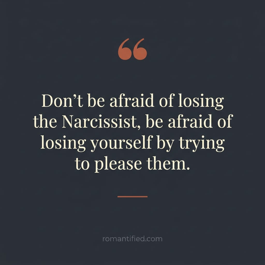 Closing quote card about fear and losing yourself