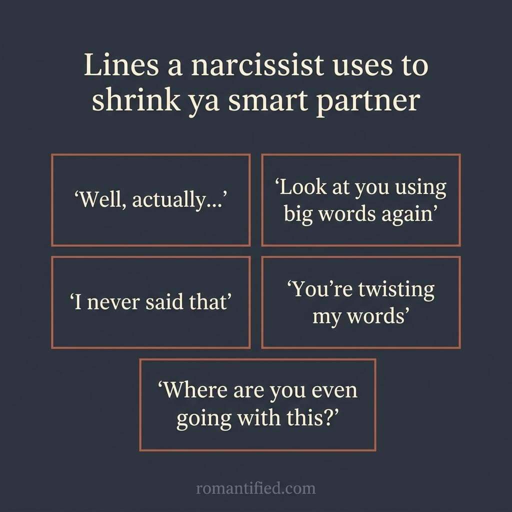 Deny, deny, deny: a partner rewrites what just happened while she reels