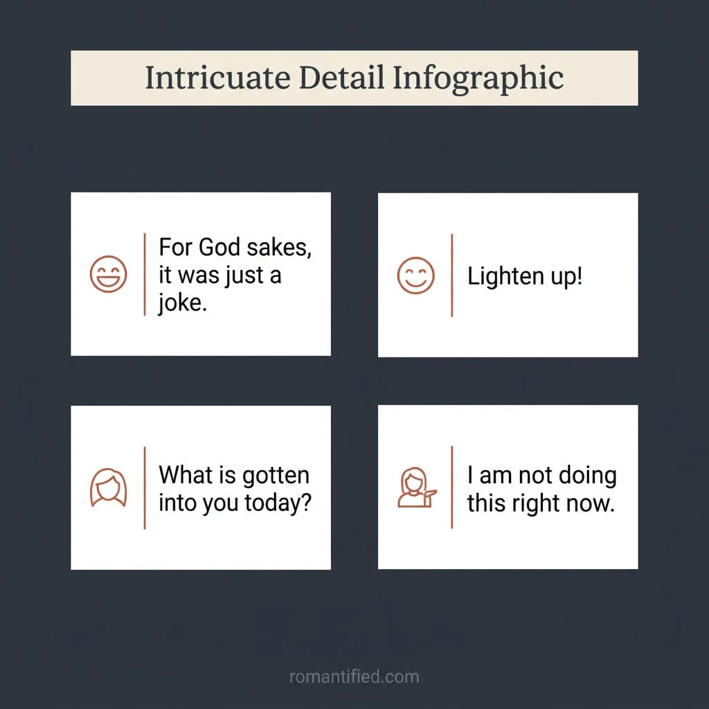 Infographic showing how a narcissist dodges a direct question