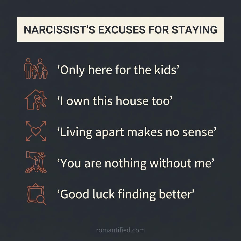 Phrases a narcissist uses to justify staying