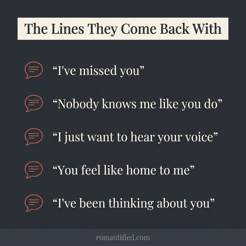 Detail on the timing behind a narcissist reaching out