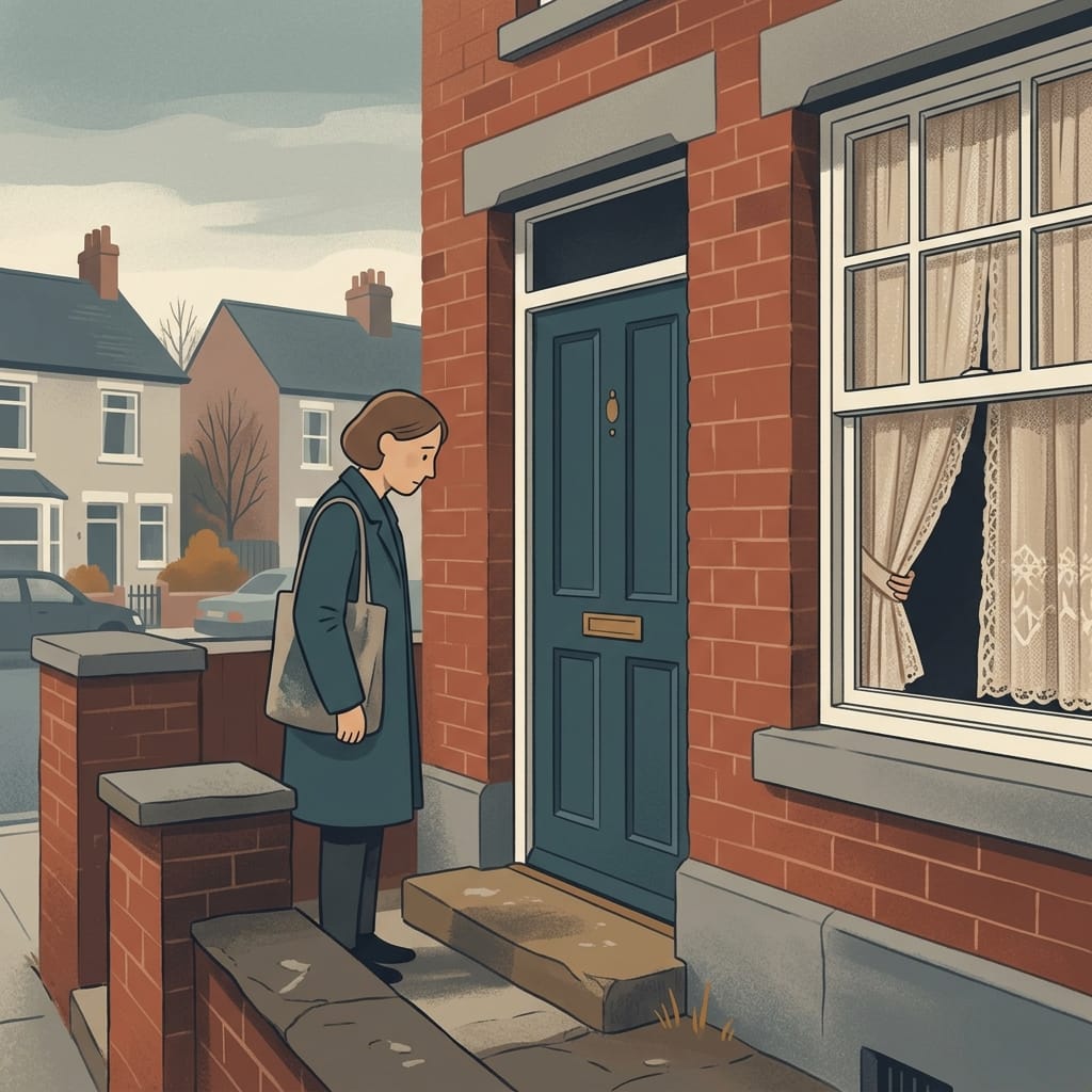 A relative not answering the door, the silence doing the damage