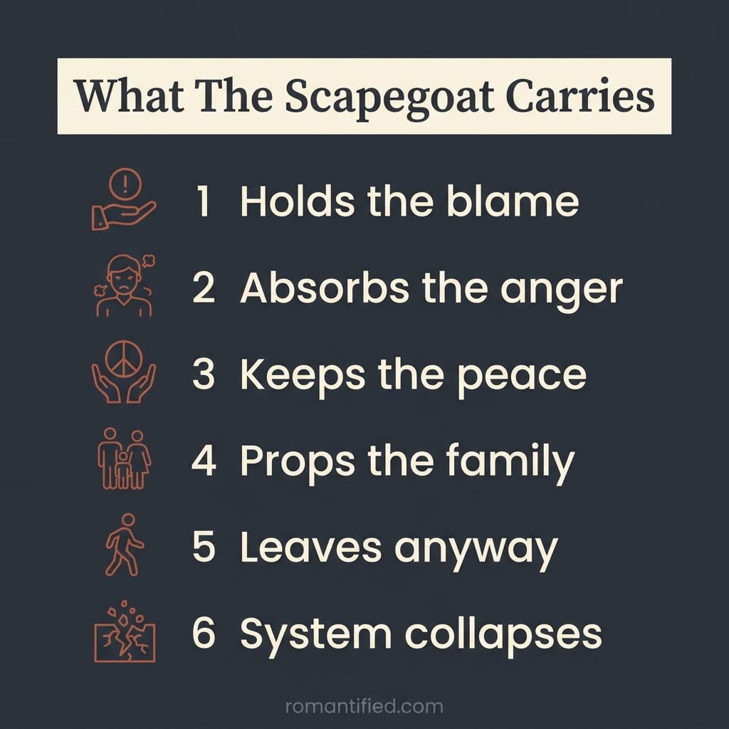 Overview of why the family misses the scapegoat