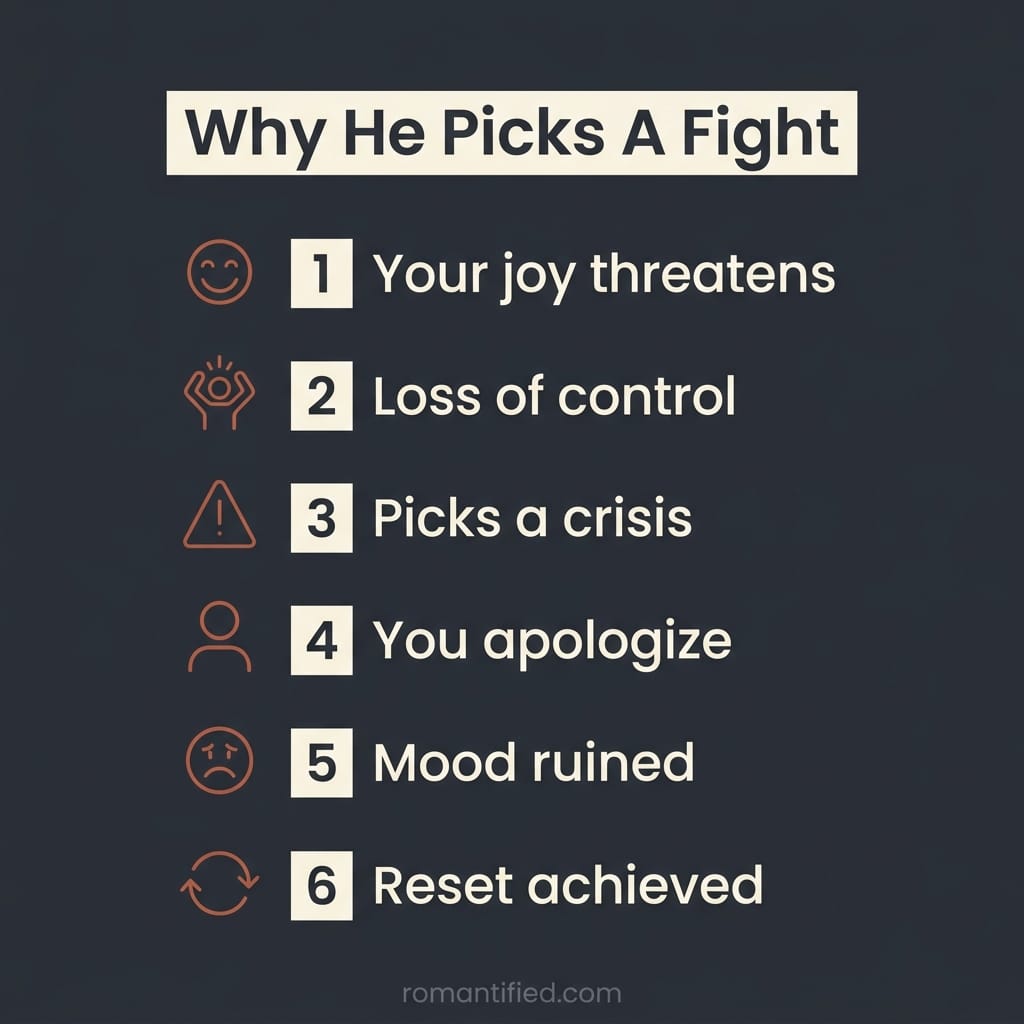 Overview of the night before vacation fight pattern