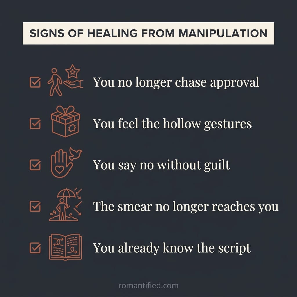 Checklist infographic of how a rubedo empath responds