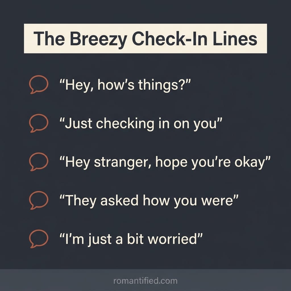 The casual check-in messages a narcissist sends after you leave